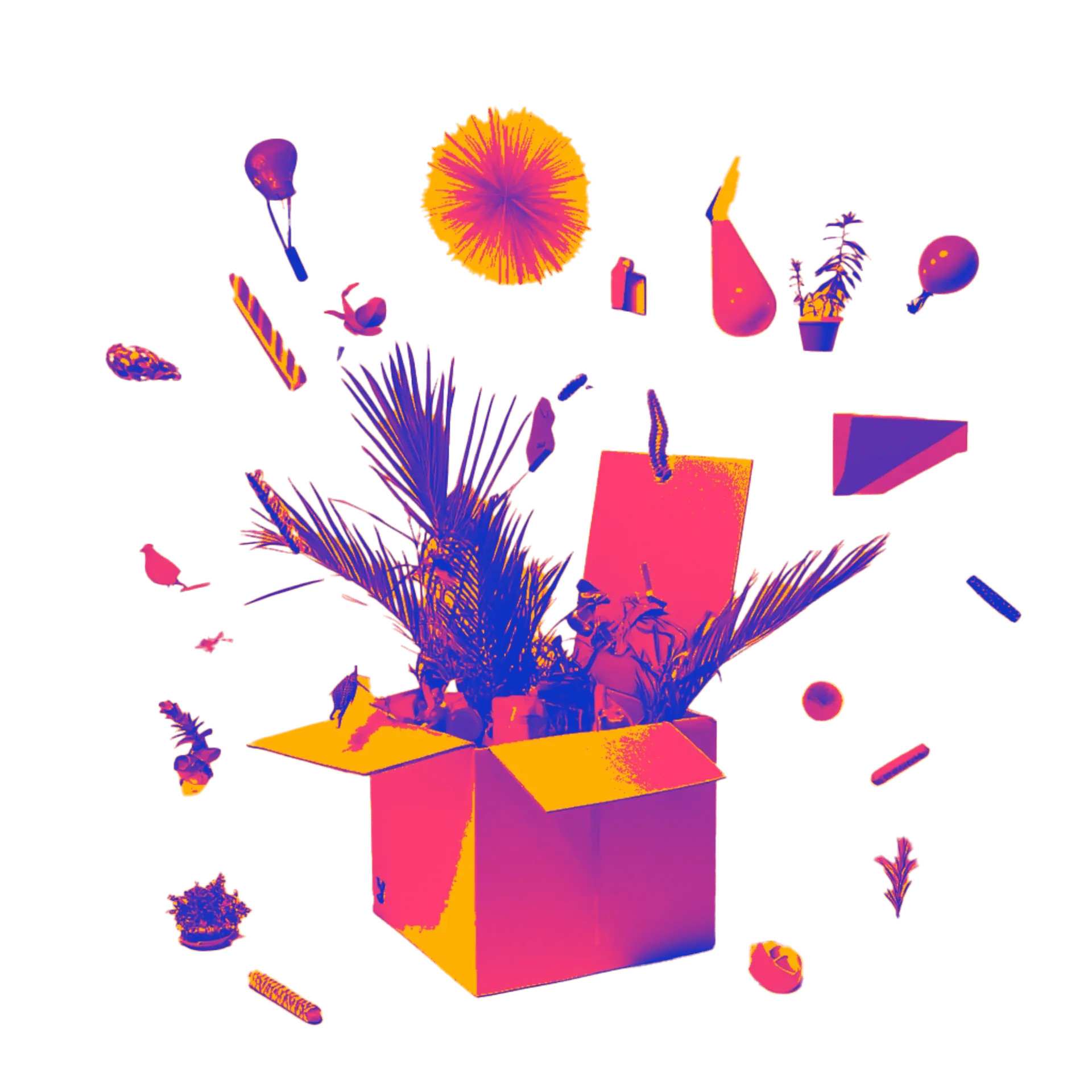 emmazappi_an_open_box_with_plants_and_many_objects_coming_out_5d1ee13c-395b-4186-9ef0-3a24970f8110_3__1_