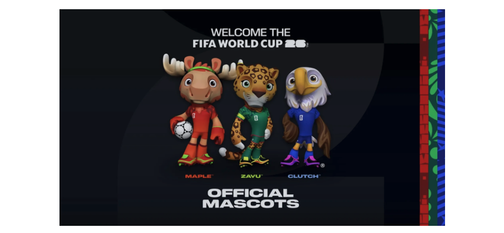 2026 world cup mascots together