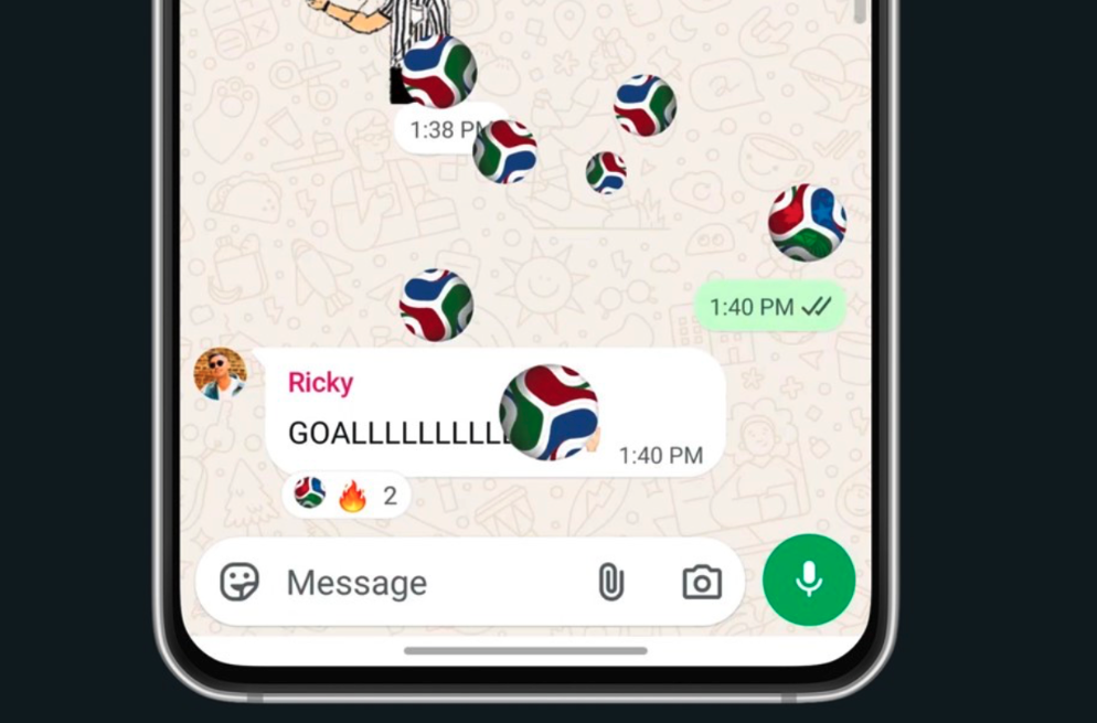 Adidas ball shared in WhatsApp chat. 