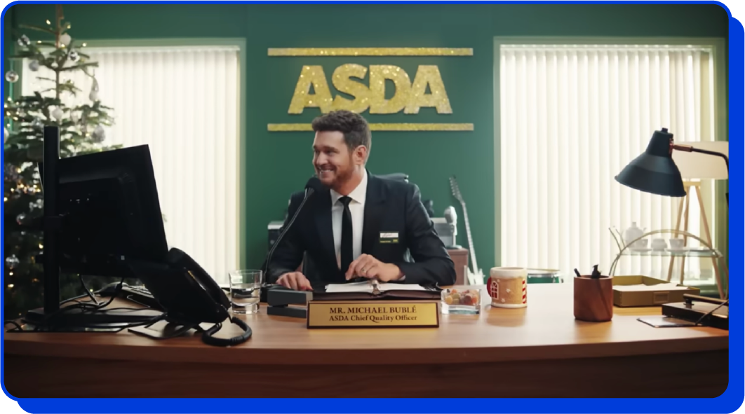 Blog / Asda Christmas ad 2023 screenshot
