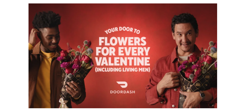 DoorDash Valentine's Day promo for flowers