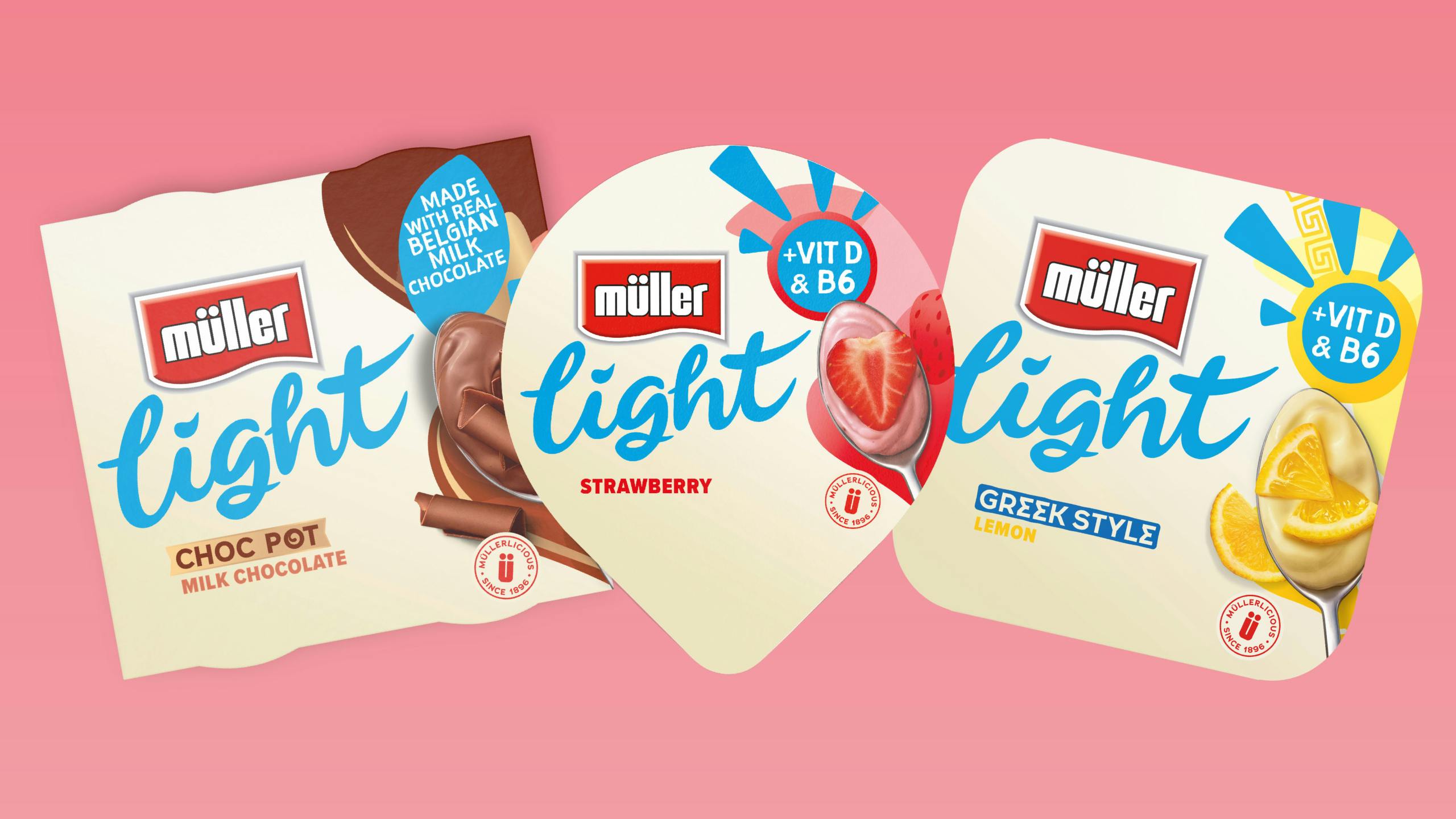 Müller Light healthy yogurts