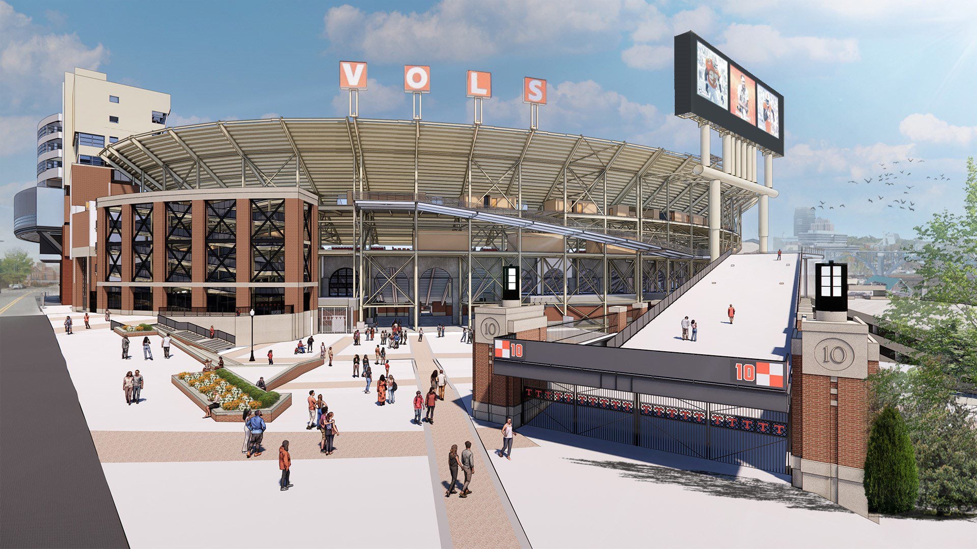 Image of new Neyland Stadium design