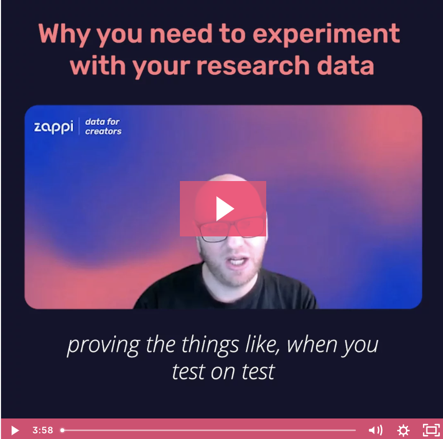 Why you need to experiment with your research data