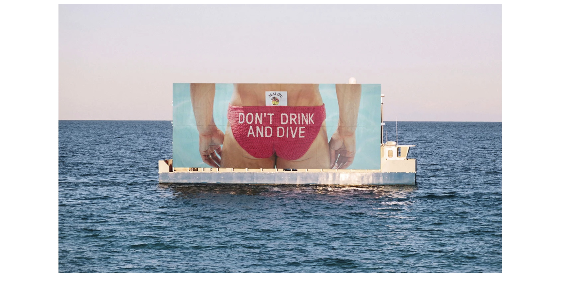 Malibu ad billboard