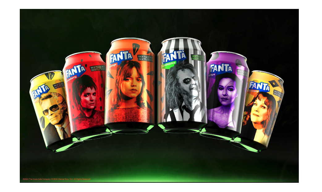 Fanta Beetlejuice cans