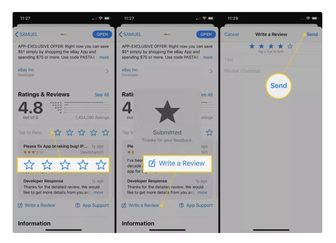 Img: Rate app
