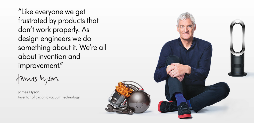 Dyson quality messaging