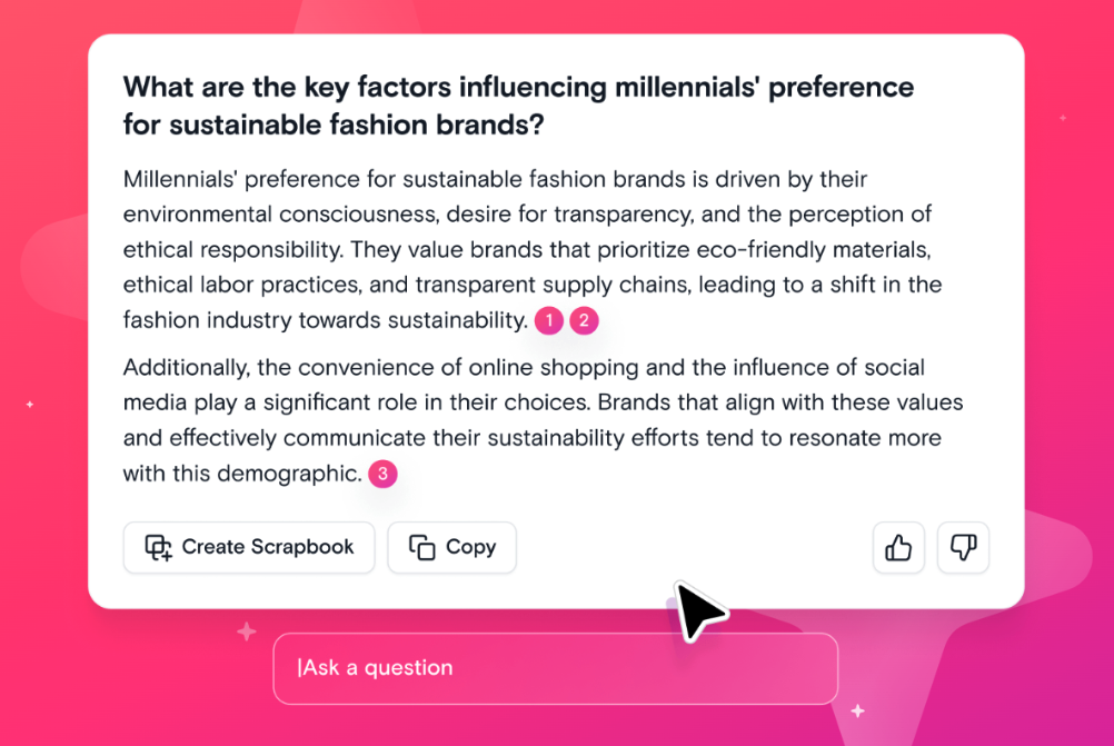summary on what millennials preferences are for sustainable fashion brands