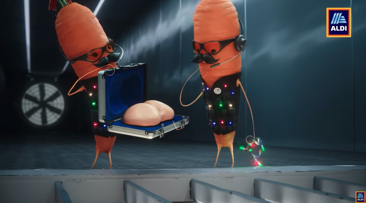 Aldi's 2024 Kevin the Carrot Christmas ad