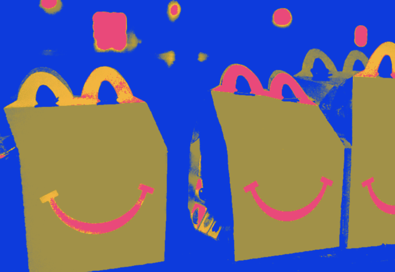 row of Happy Meals