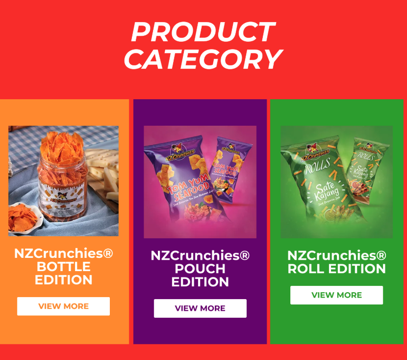 three NZCrunchies products are featured against a colorful backdrop