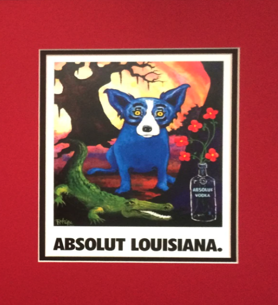 Absolut x George Rodrigue art