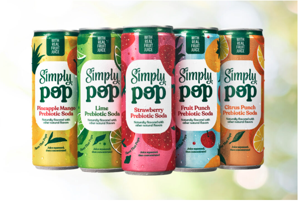 Simply Pop prebiotic soda flavors