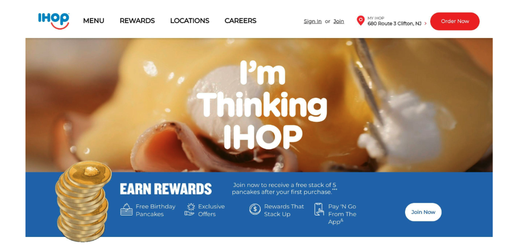 IHOP menu online