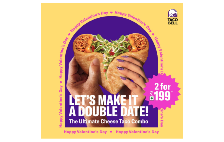 Taco Bell Valentine's Day promo for double dates