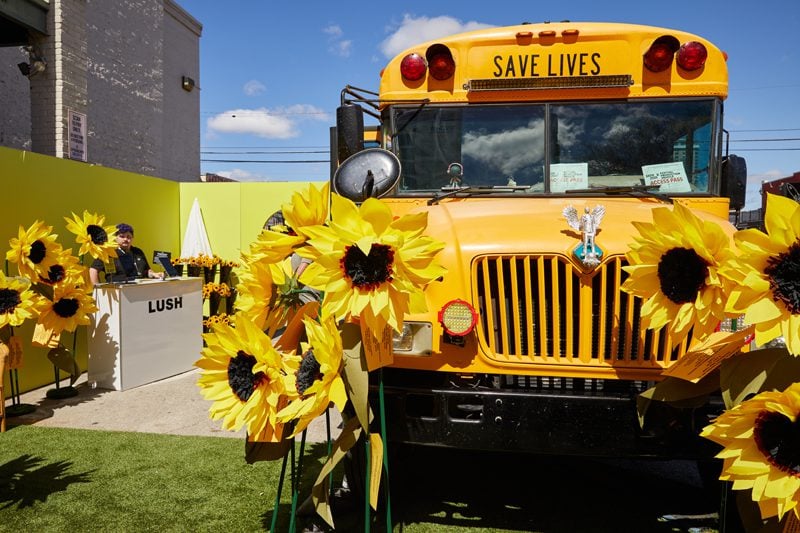 Lush’s Bloom a New Day cause at SXSW