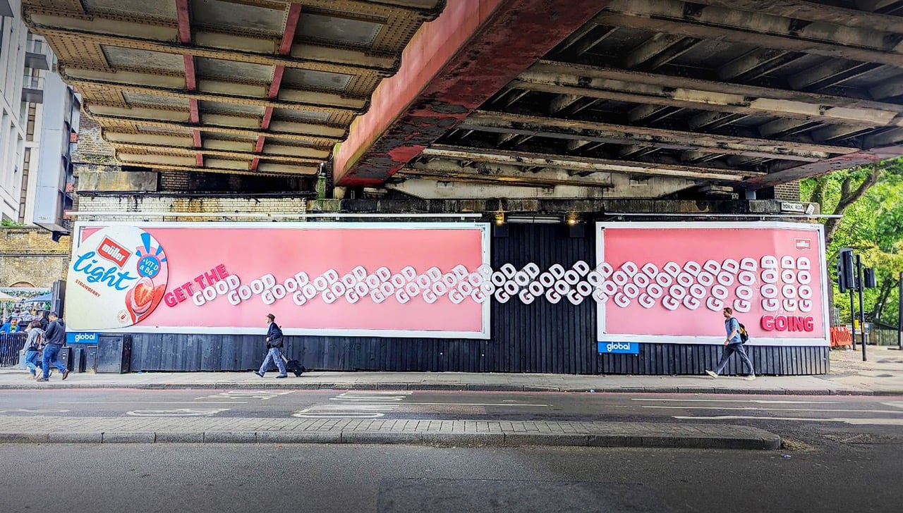 Müller Light billboard
